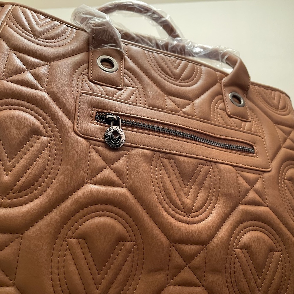 Valentino Orlandi Taupe Tote Bag - Picture 3 of 3